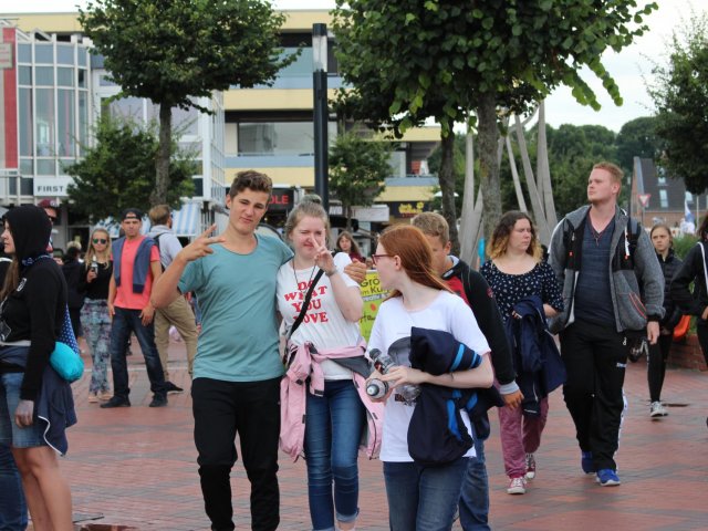 Bilder 23.07.2017 Flashmob